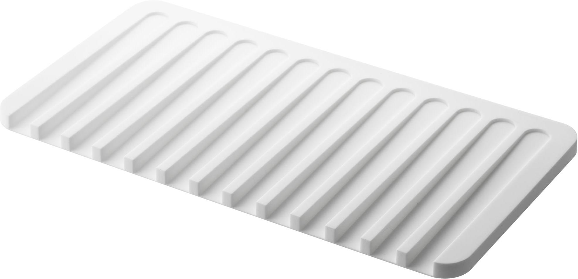 Ociekacz do naczyń Flow biały silikonowy