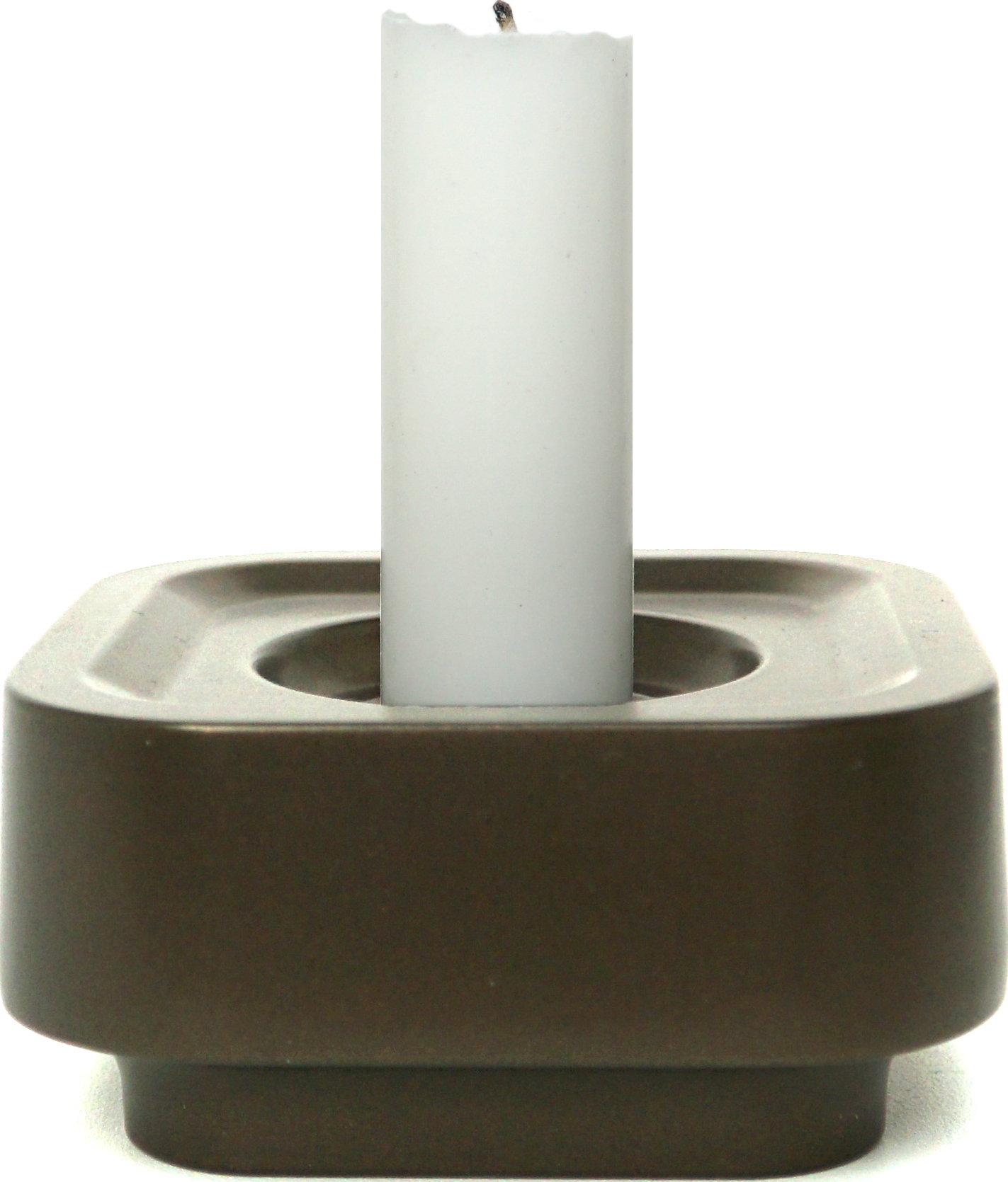 Świecznik Stumpastaken Ettan brązowe aluminium