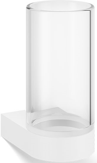 Kubek na szczoteczki do zębów Century biały mat ścienny