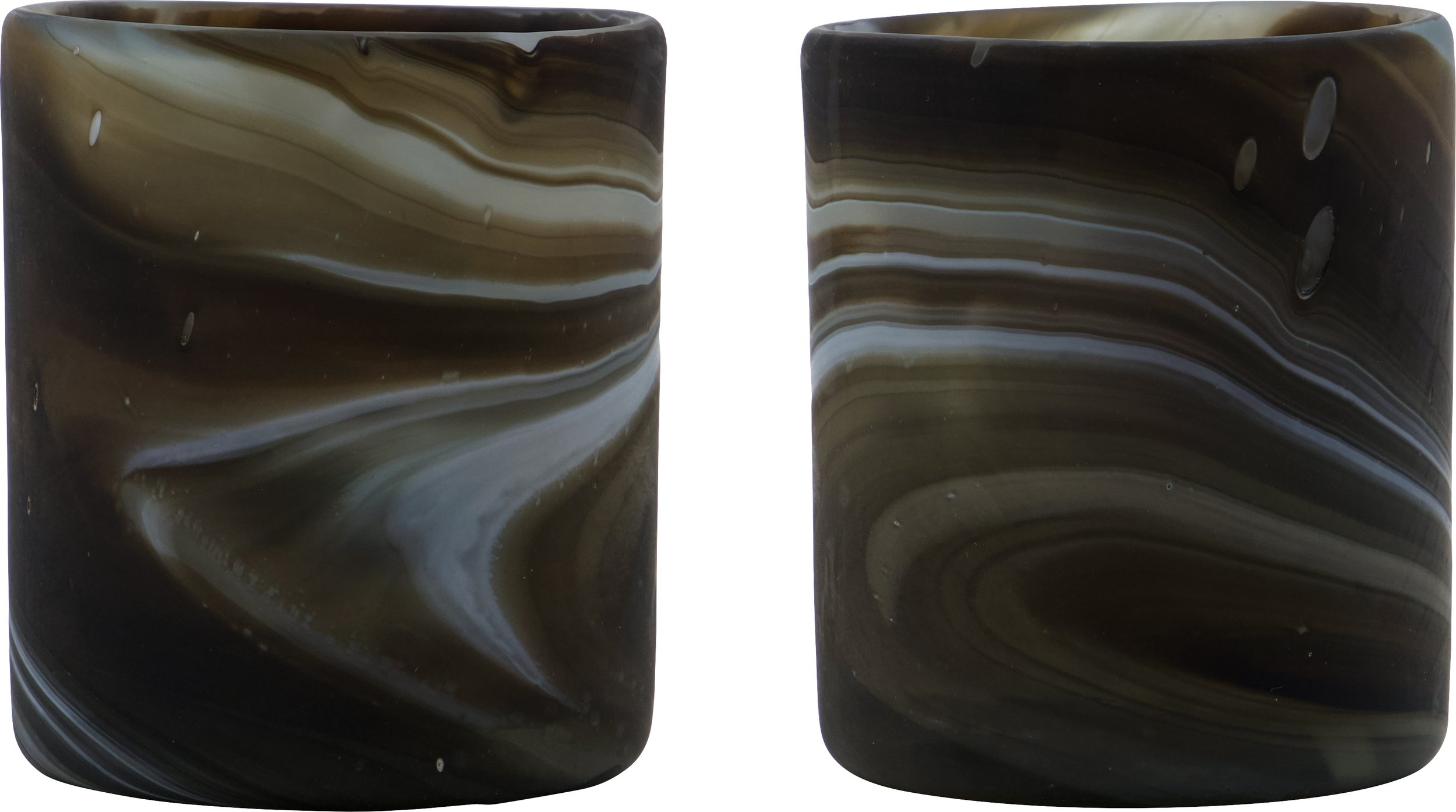 Świeczniki na tealighty Kae brązowe 2 szt.