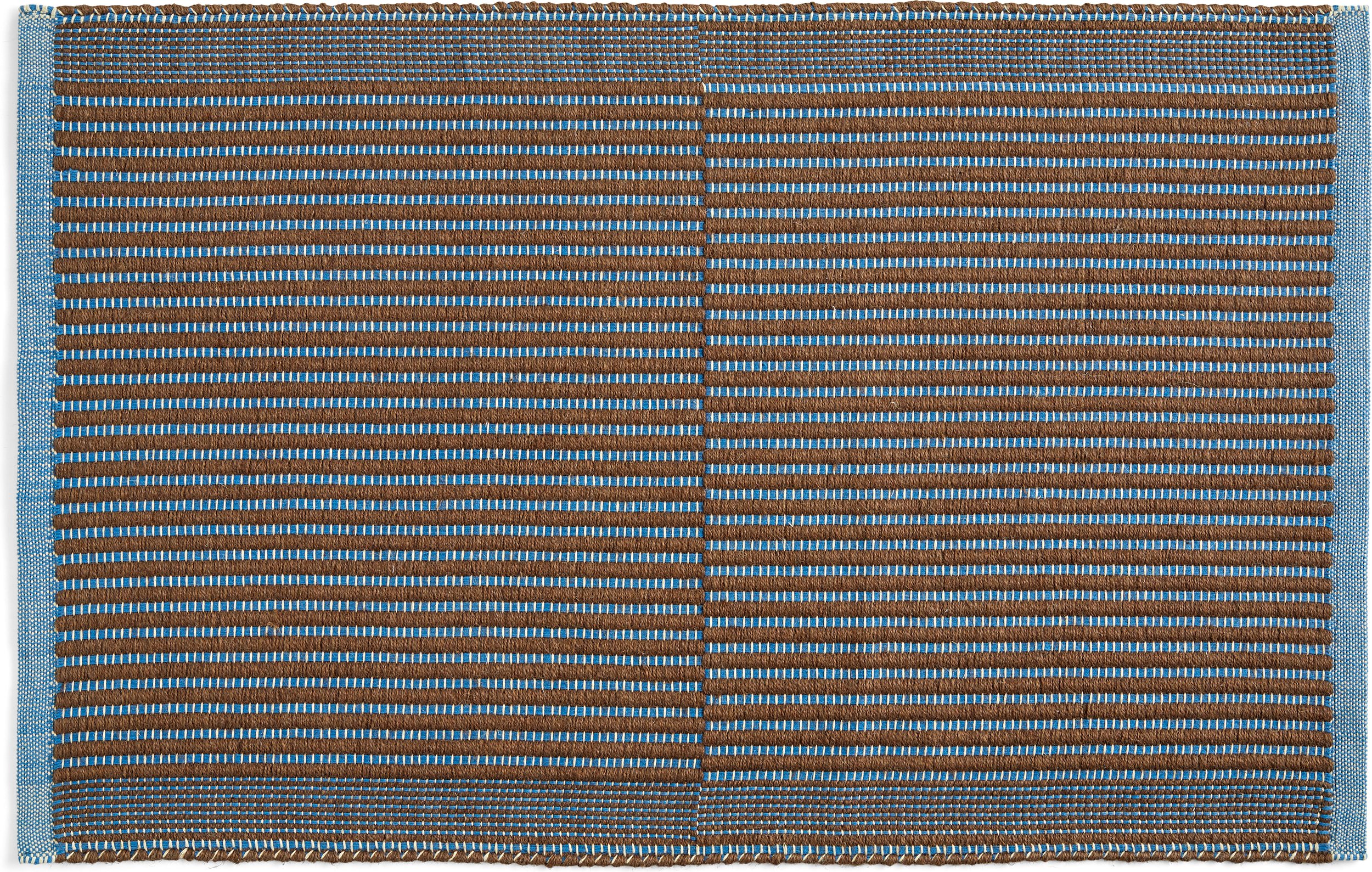 Dywanik Tapis brązowo-niebieski