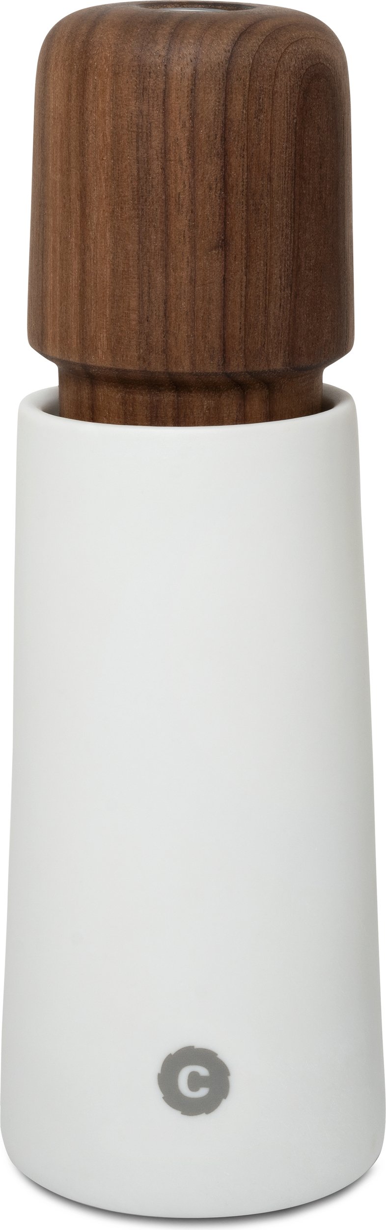 Młynek do soli lub pieprzu Stockholm 17 cm biały porcelanowy