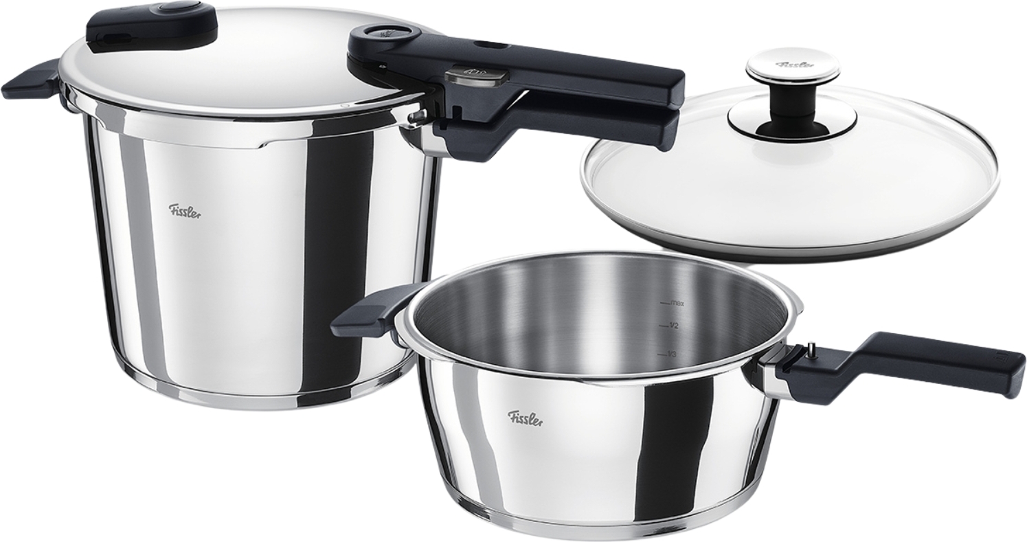 Szybkowary Vitaquick 3,5 l + 6 l ze szklaną pokrywką 3 el.