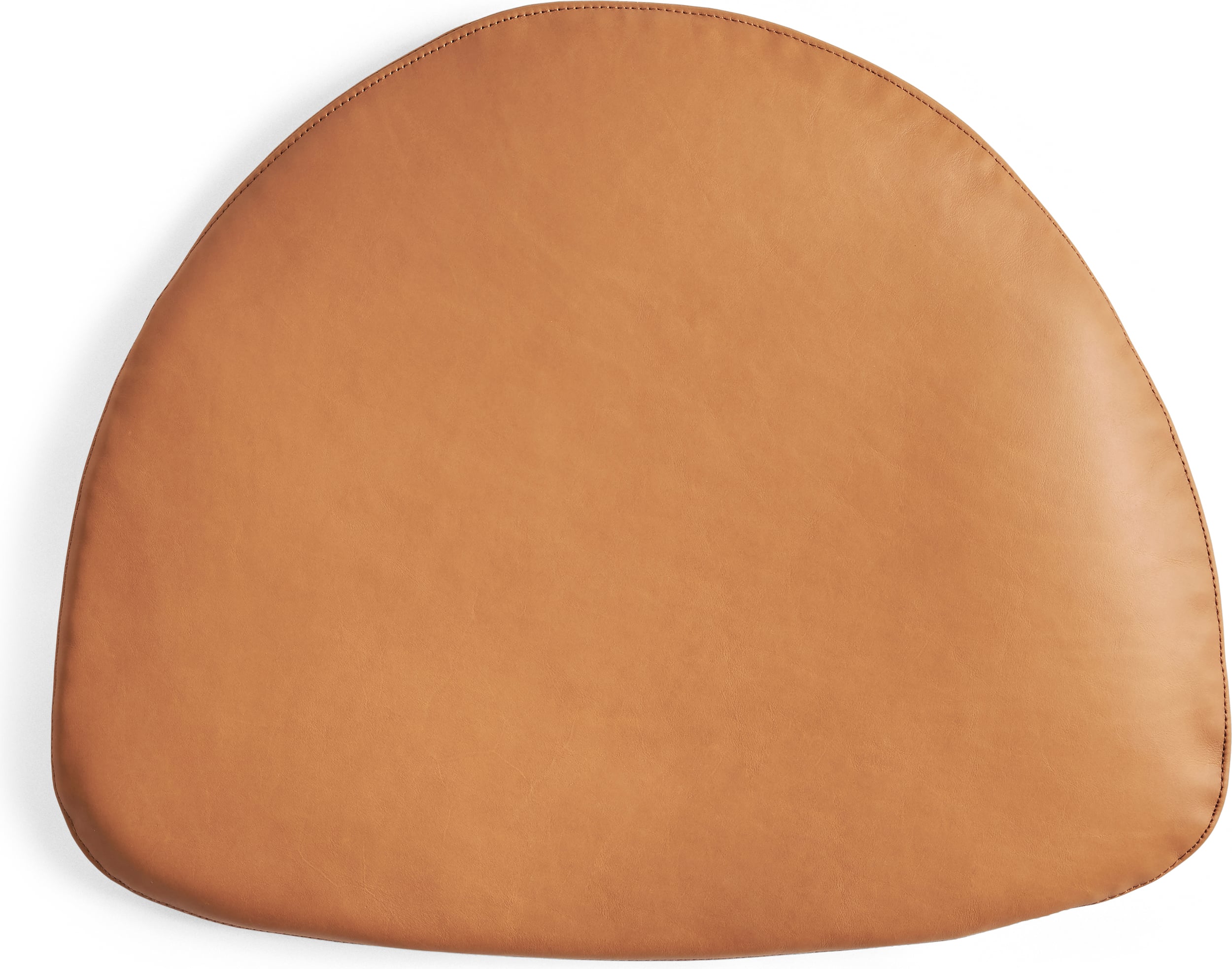 Poduszka na krzesło J-series 45 x 40 cm pomarańczowa skórzana