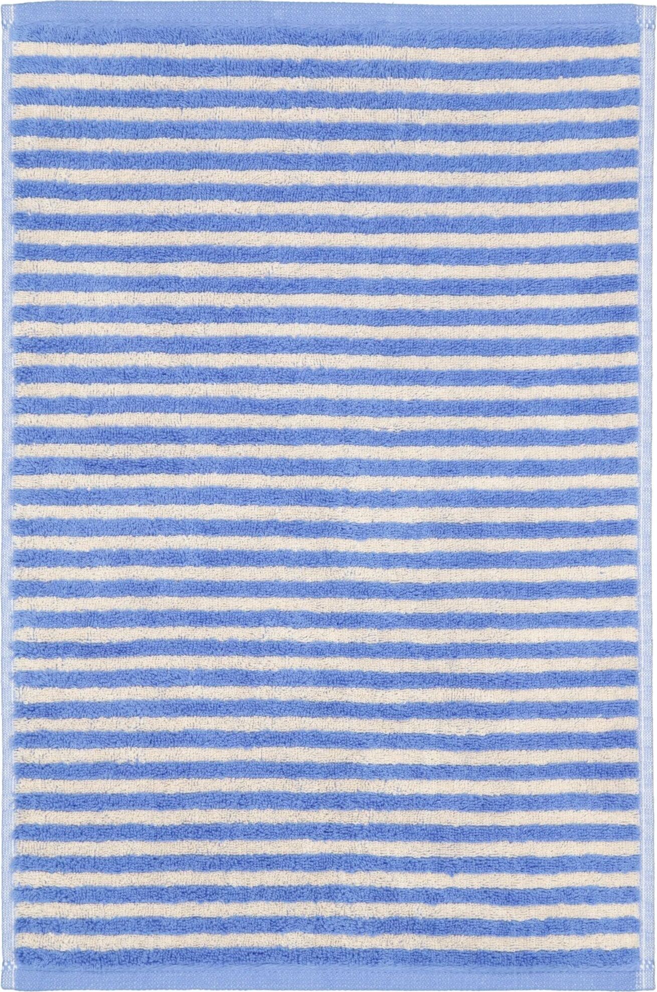 Ręcznik Lines w paski 30 x 50 cm głęboki błękit