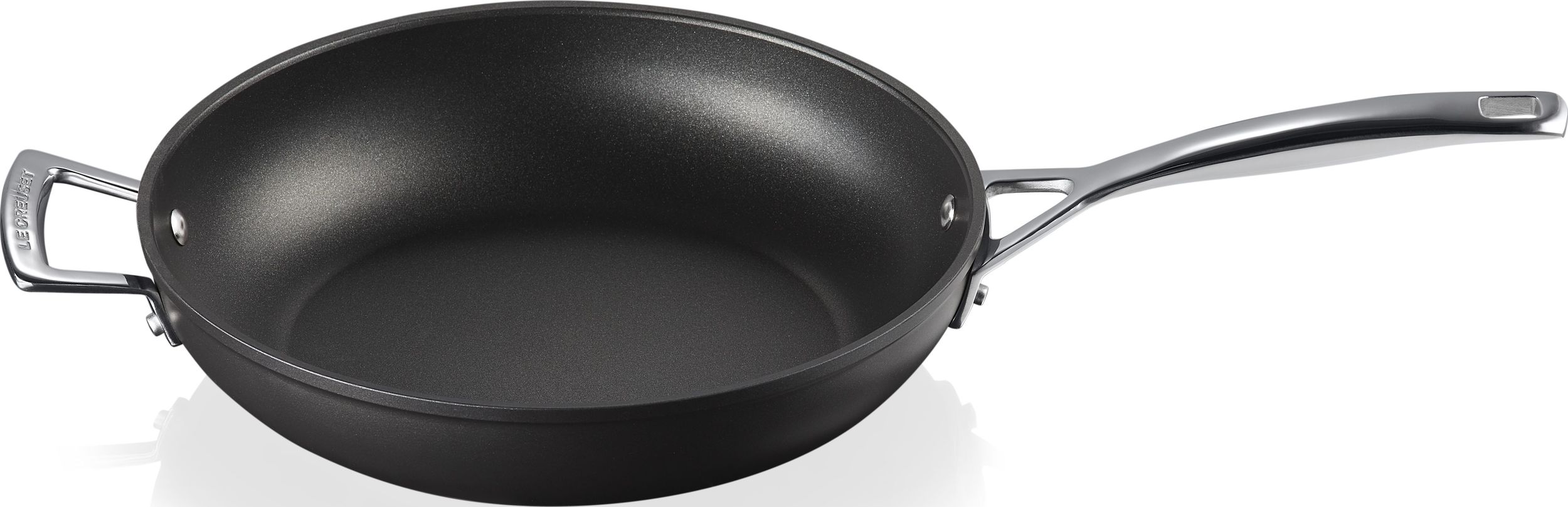 Patelnia głęboka Le Creuset 28 cm aluminium nieprzywierające z uchwytem