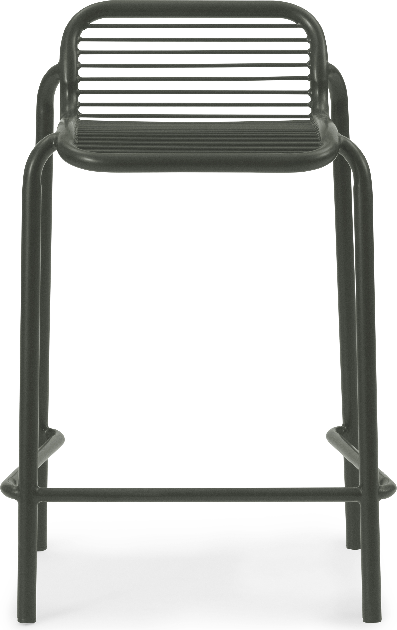 Krzesło barowe Vig 65 cm ciemnozielone