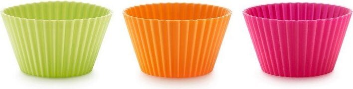 Foremki do muffinów Lekue 7 cm kolorowe 6 szt.