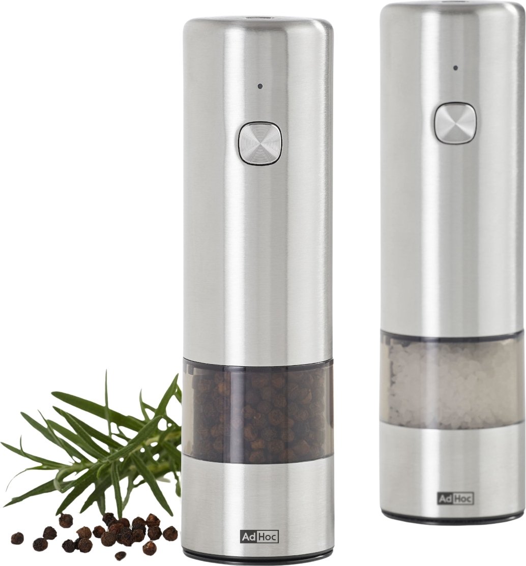 Młynki do soli i pieprzu iMill srebrne 2 szt.