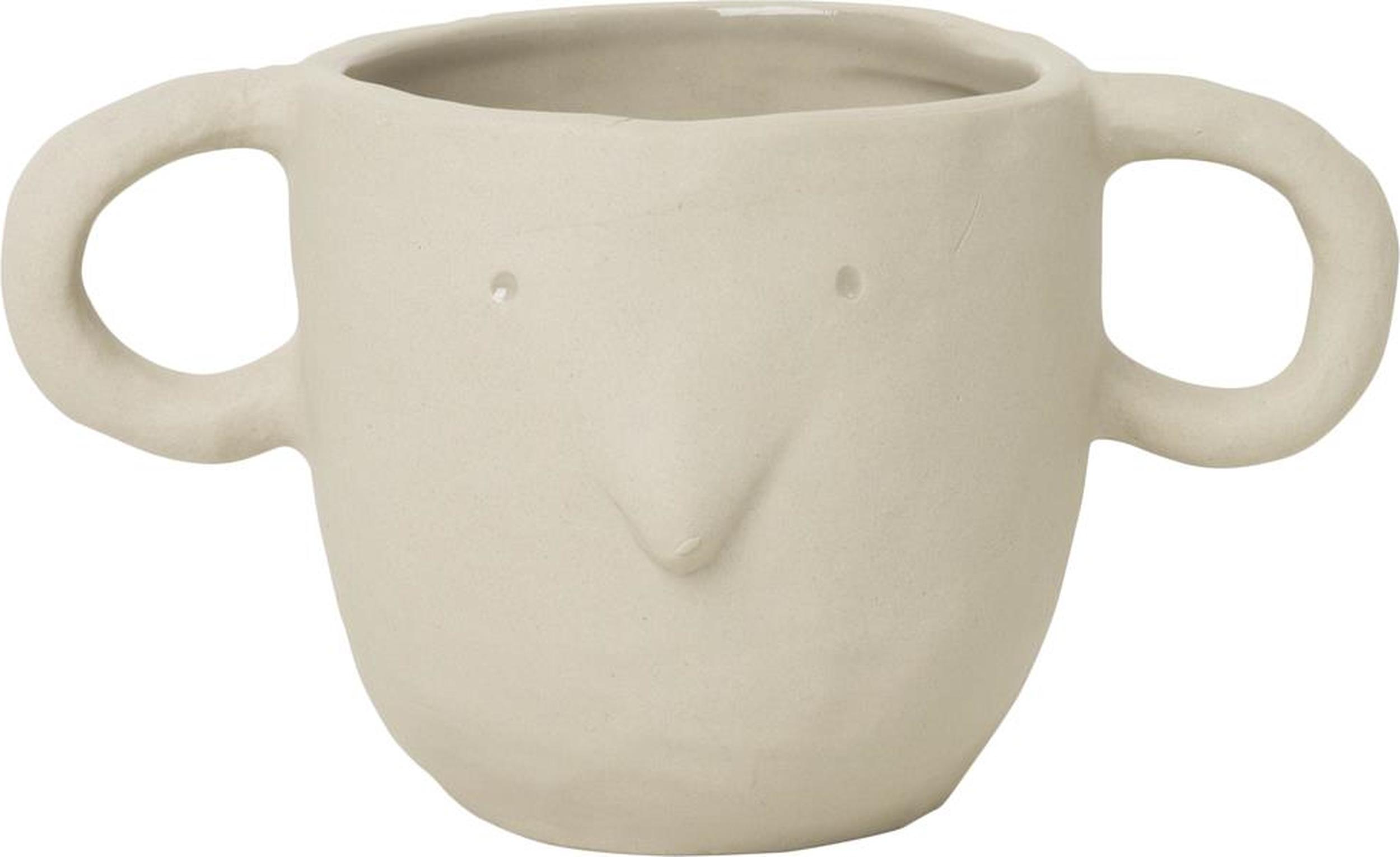 Doniczka Mus 9 cm piaskowa