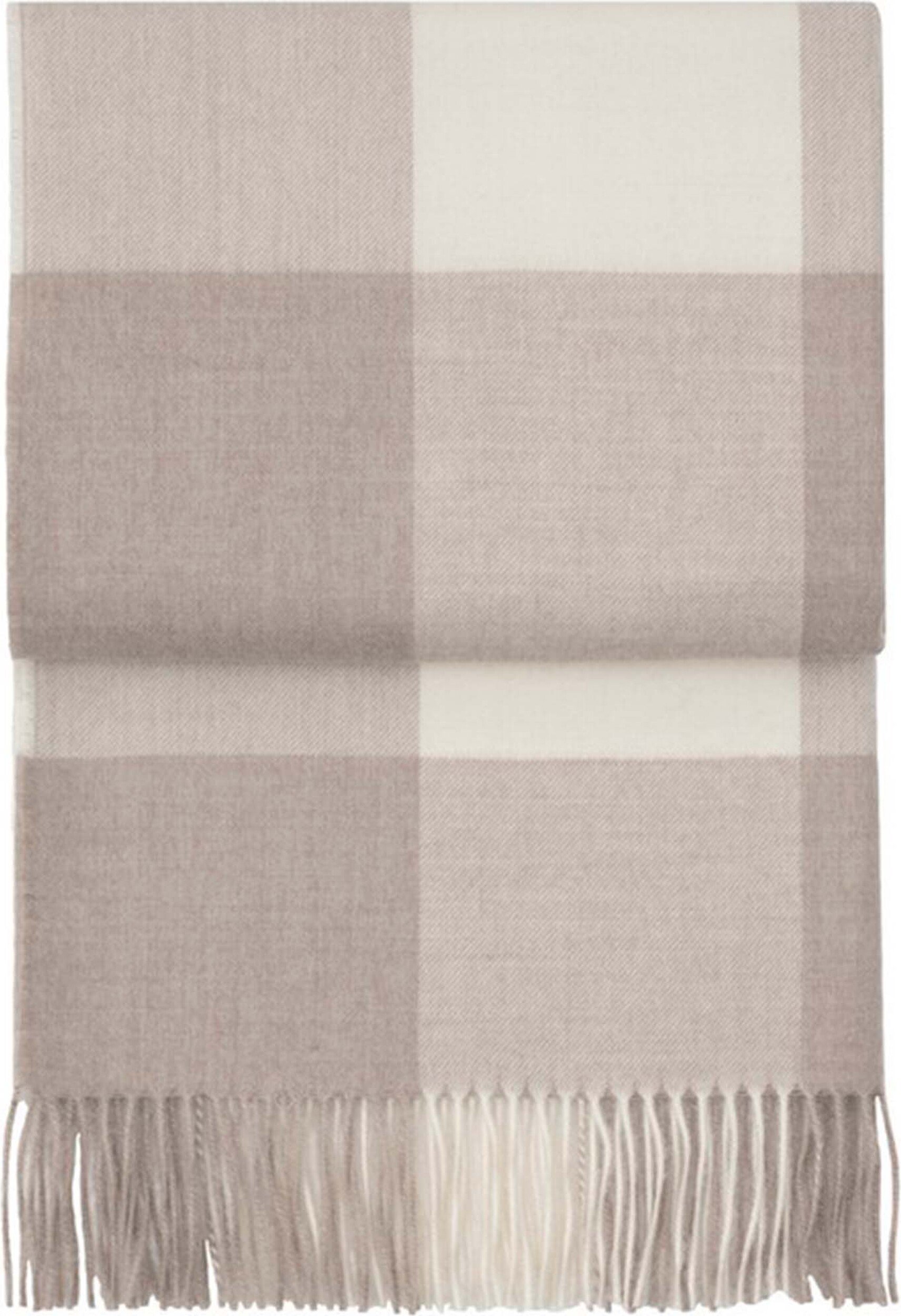 Koc Whisper 130 x 200 cm beżowo-biały