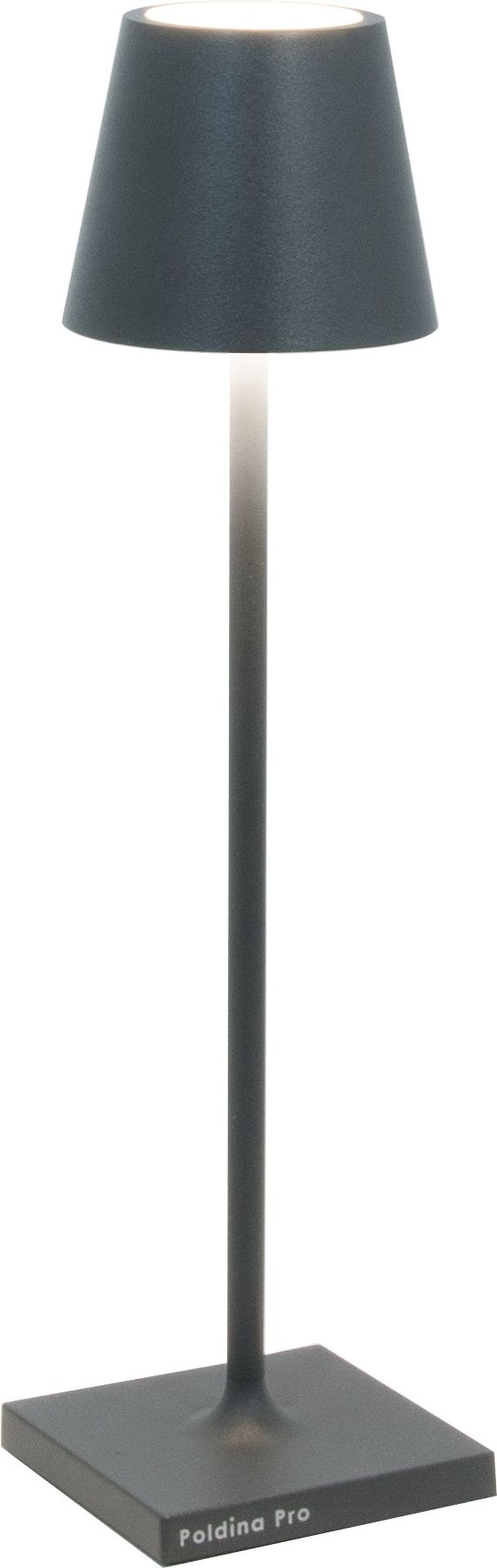 Lampa stołowa Poldina Micro 27,5 cm ciemnoszara