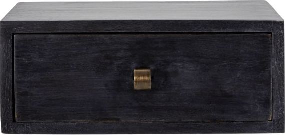 Stolik ścienny Bedsi 35 cm czarny