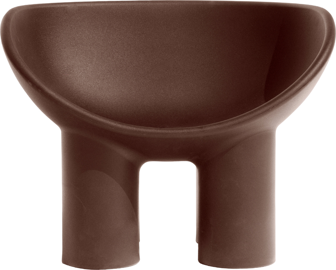 Fotel Roly Poly brązowy