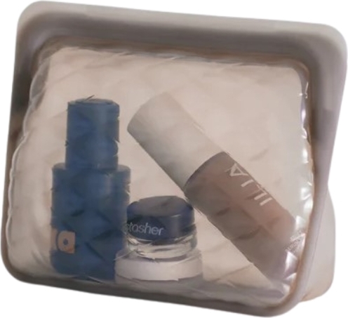 Kosmetyczka Stasher Beauty Essentials taupe