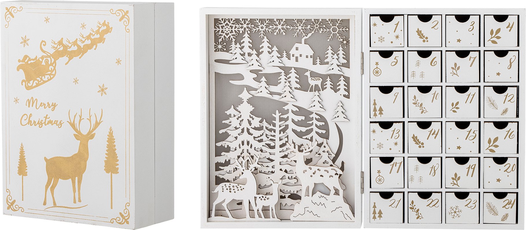Kalendarz adwentowy Elimar ze światełkami