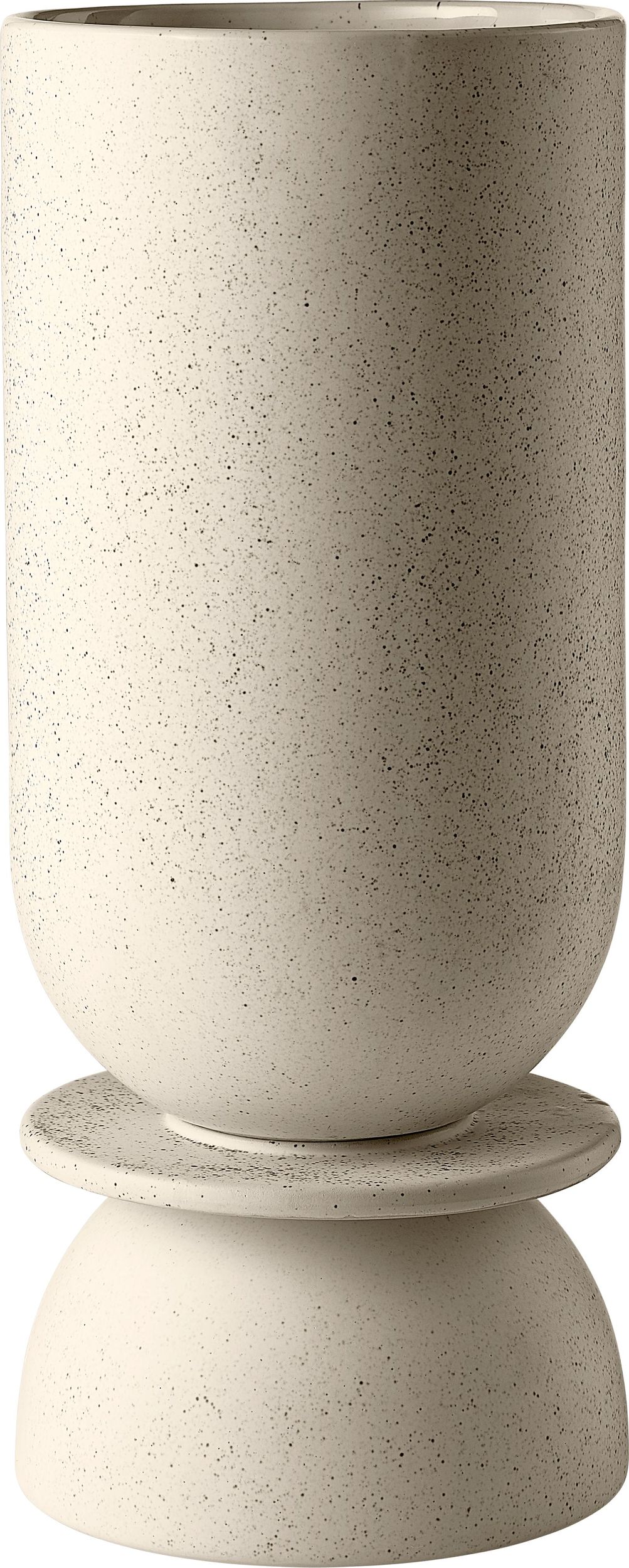 Wazon Hour 12 x 29,5 cm piaskowy