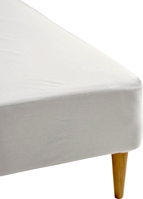 Prześcieradło z gumką Calm 140 x 200 x 30 cm beżowe