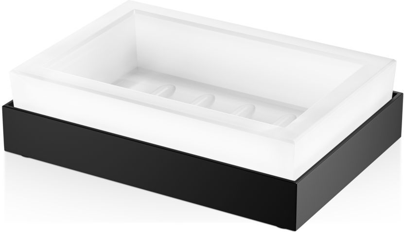 Mydelniczka Corner czarny mat