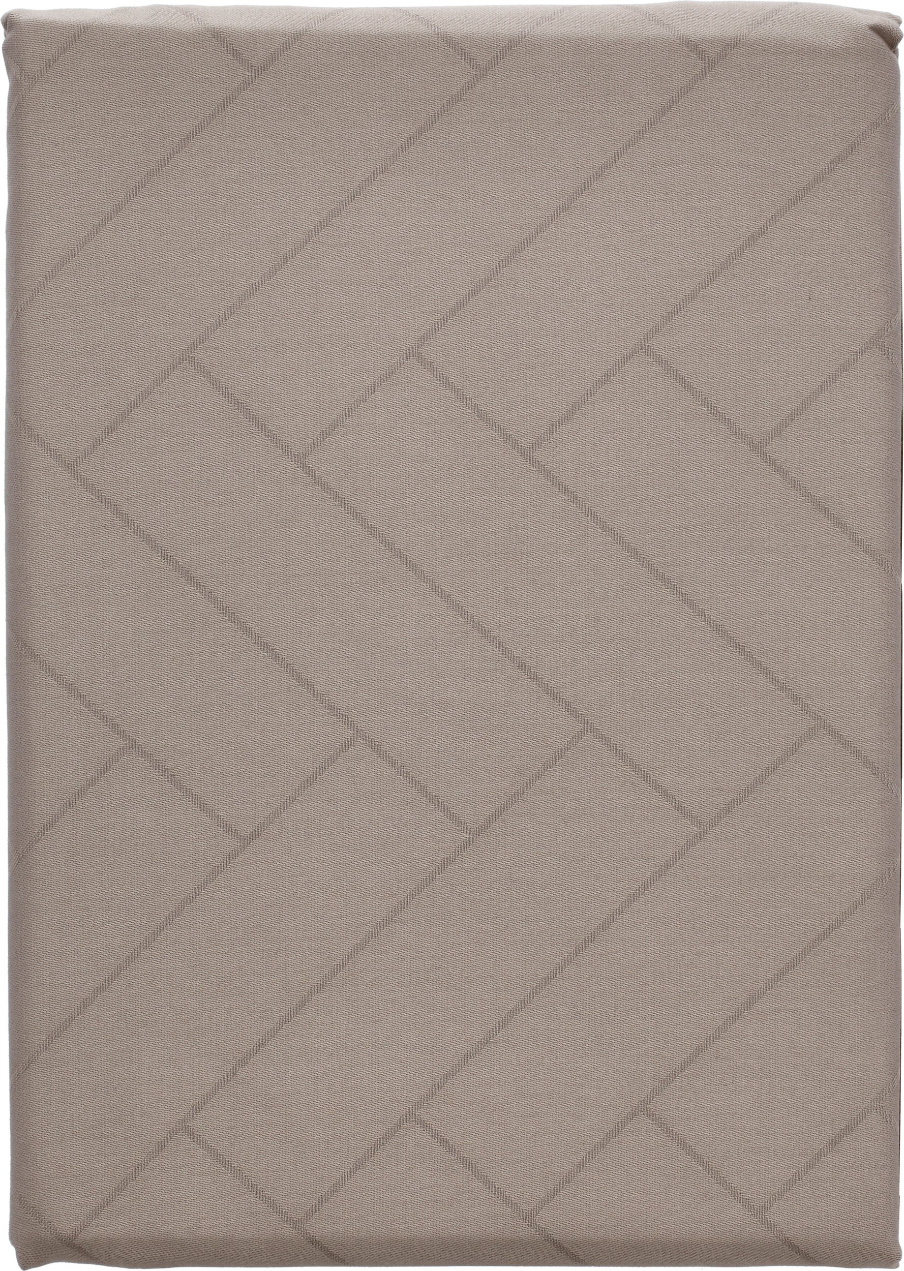 Obrus Tiles Damask 180 cm taupe