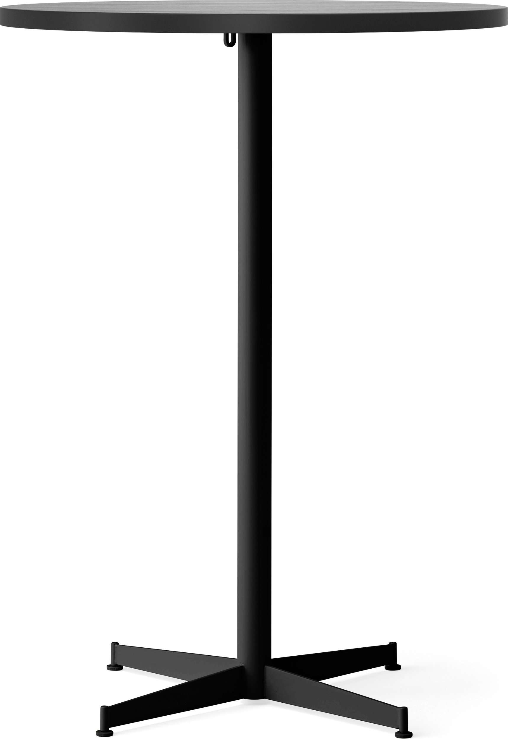 Stół barowy z czarną podstawą Nook Star Base wysoki 80 cm czarny