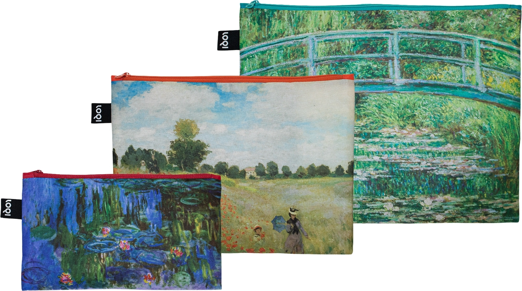 Saszetki Museum Claude Moonet z recyklingu 3 szt.