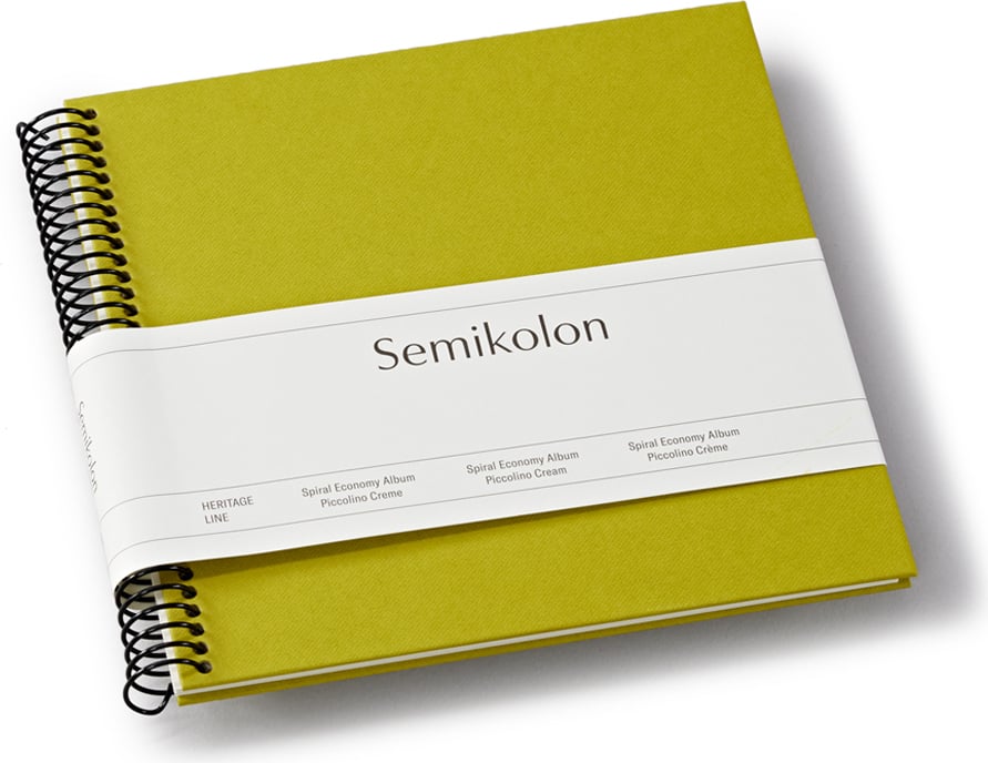 Album na zdjęcia Uni Economy mały zieleń matcha z białymi kartami