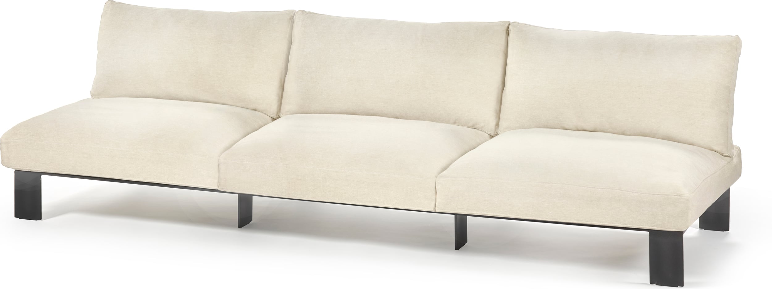 Sofa modułowa trzyosobowa Serax 273 cm kość słoniowa