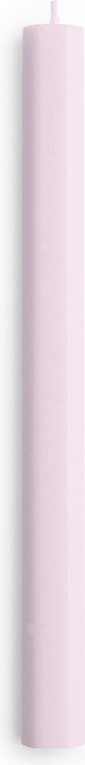 Świeca Hexagon pudrowy róż