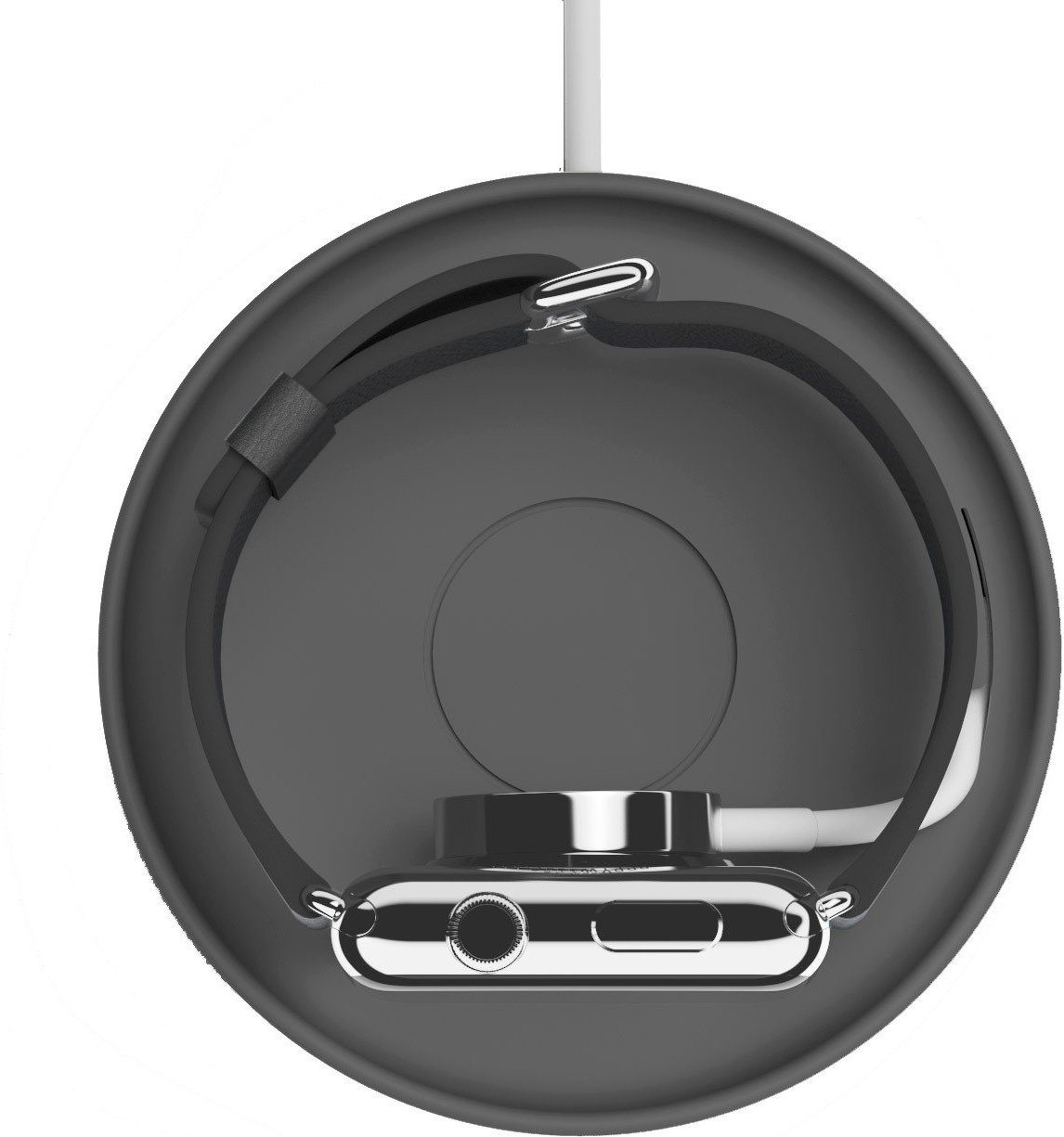 Stojak na zegarek Apple Watch Kosta ciemnoszary