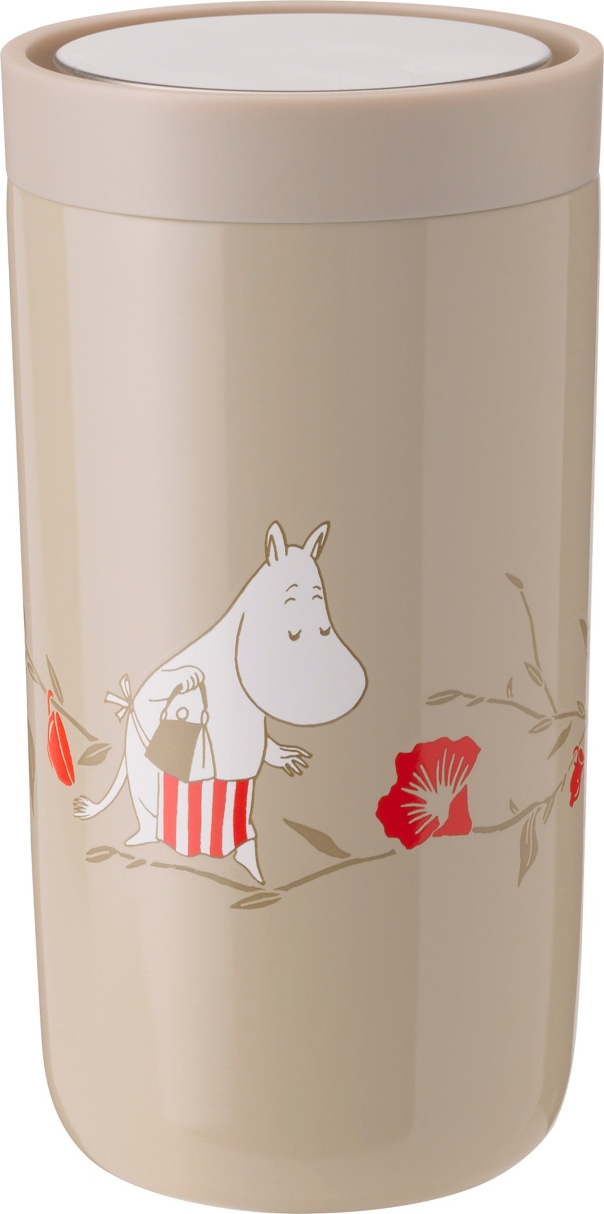 Kubek termiczny To-Go Click Muminki Tea Party 200 ml beżowy