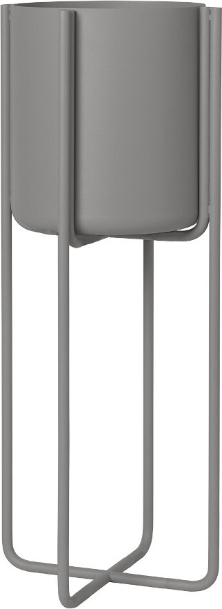 Kwietnik Kena 55 cm steel gray