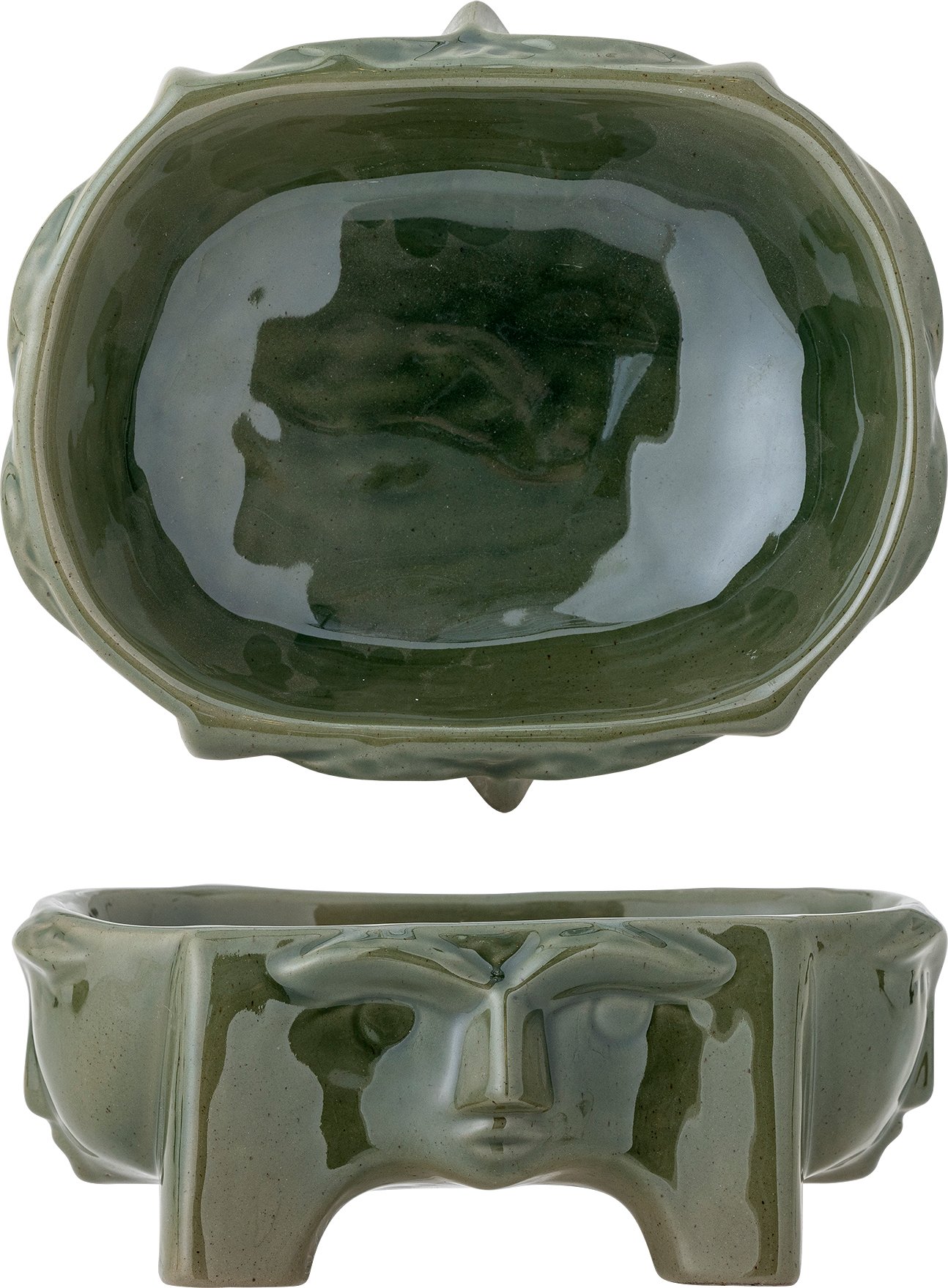 Misa dekoracyjna Amilia 21 cm zielona