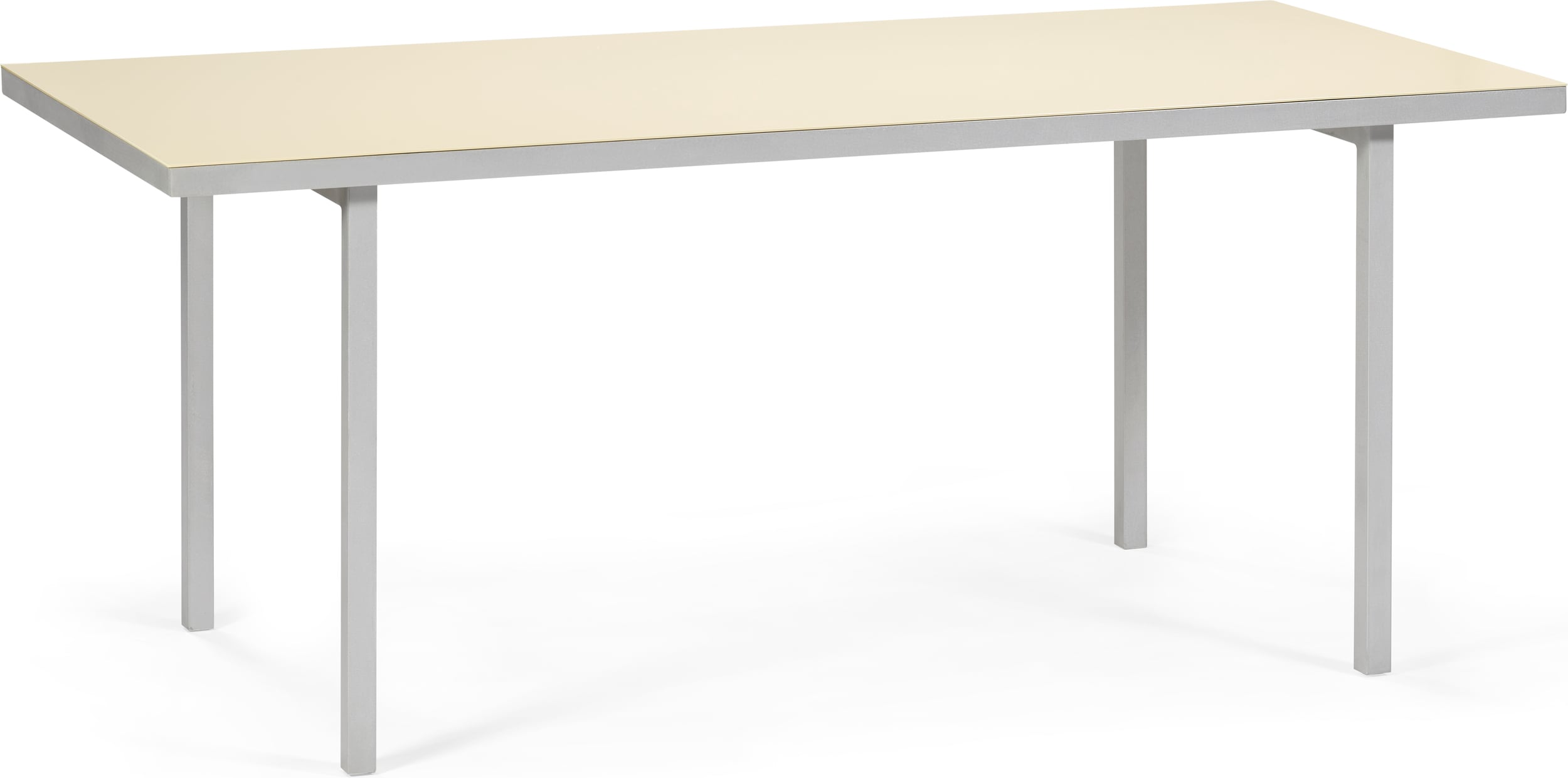 Stół ogrodowy Alu 85 x 180 cm kość słoniowa