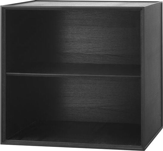 Szafka ścienna Frame 49 czarny jesion z półką