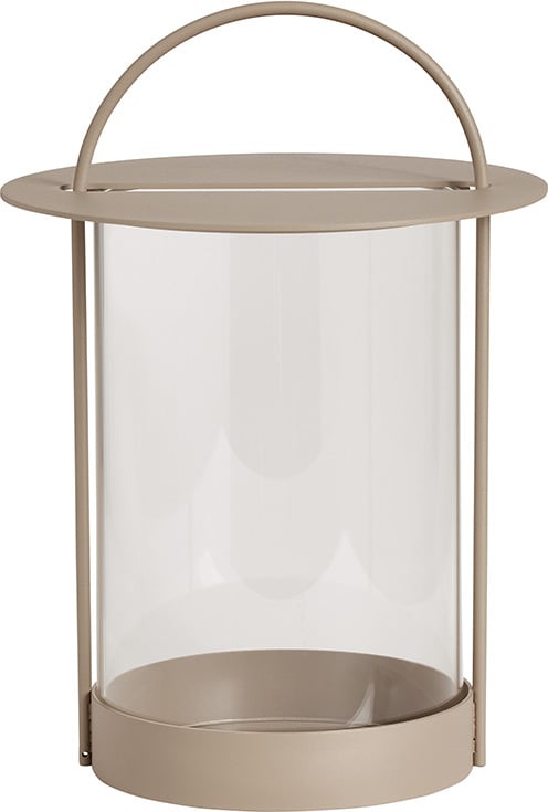 Lampion Maki 29 cm brązowa