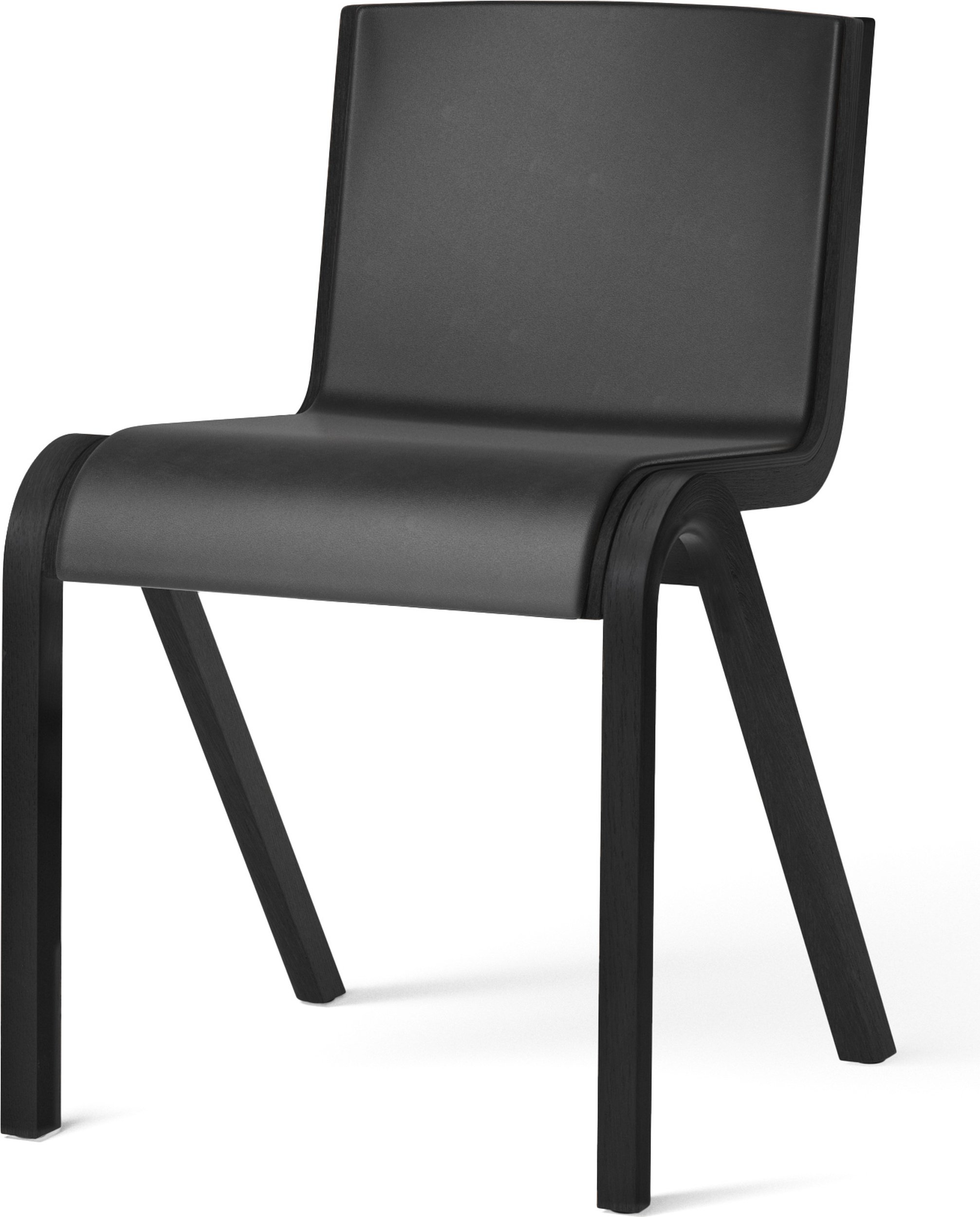 Krzesło Ready Dakar 0842 czarny dąb skórzane