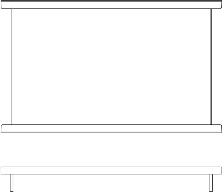Rama do sofy modułowej In Situ 2 Seater Frame Configuraton 2