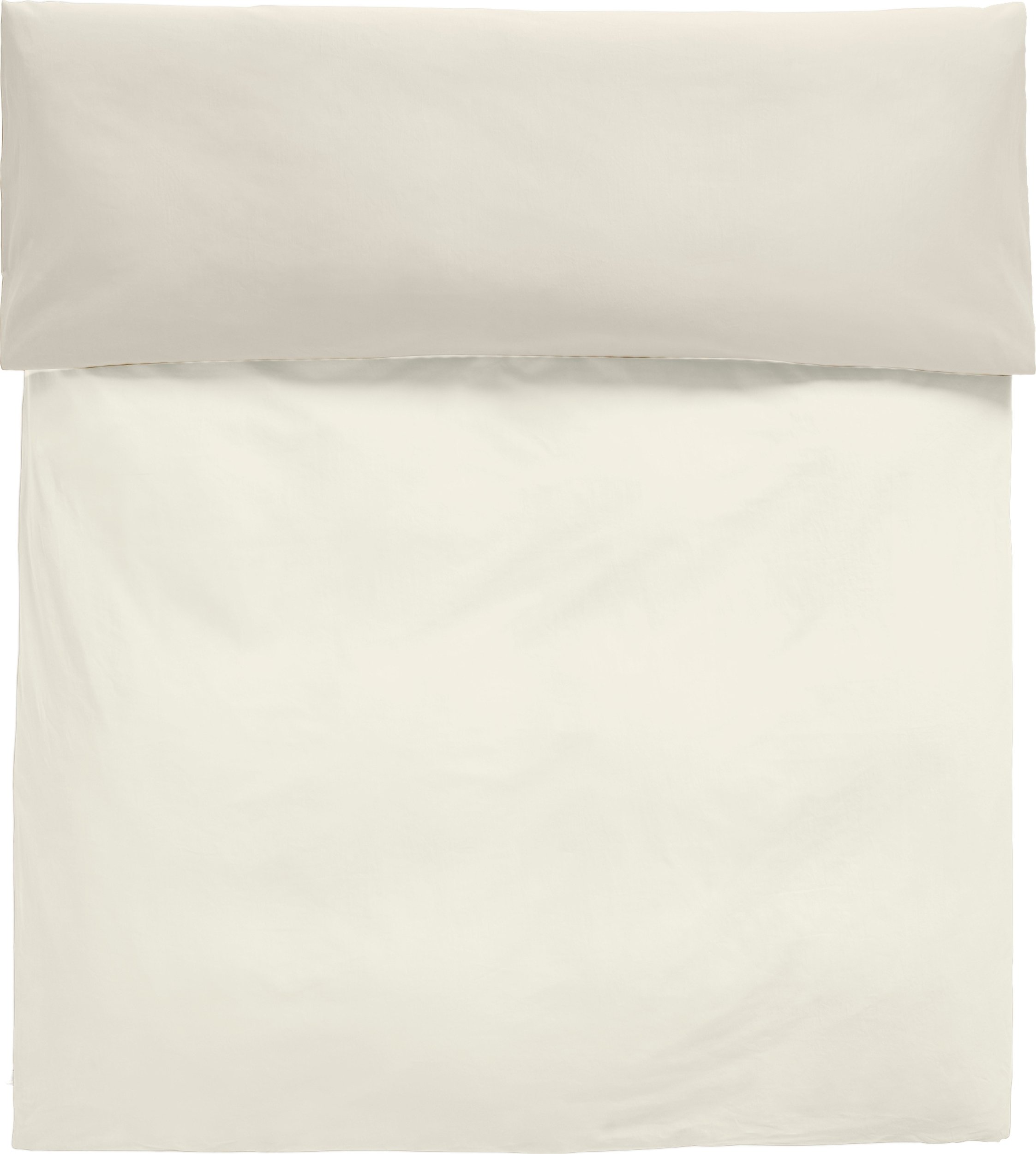 Poszewka na kołdrę Duo 140 x 200 cm kość słoniowa