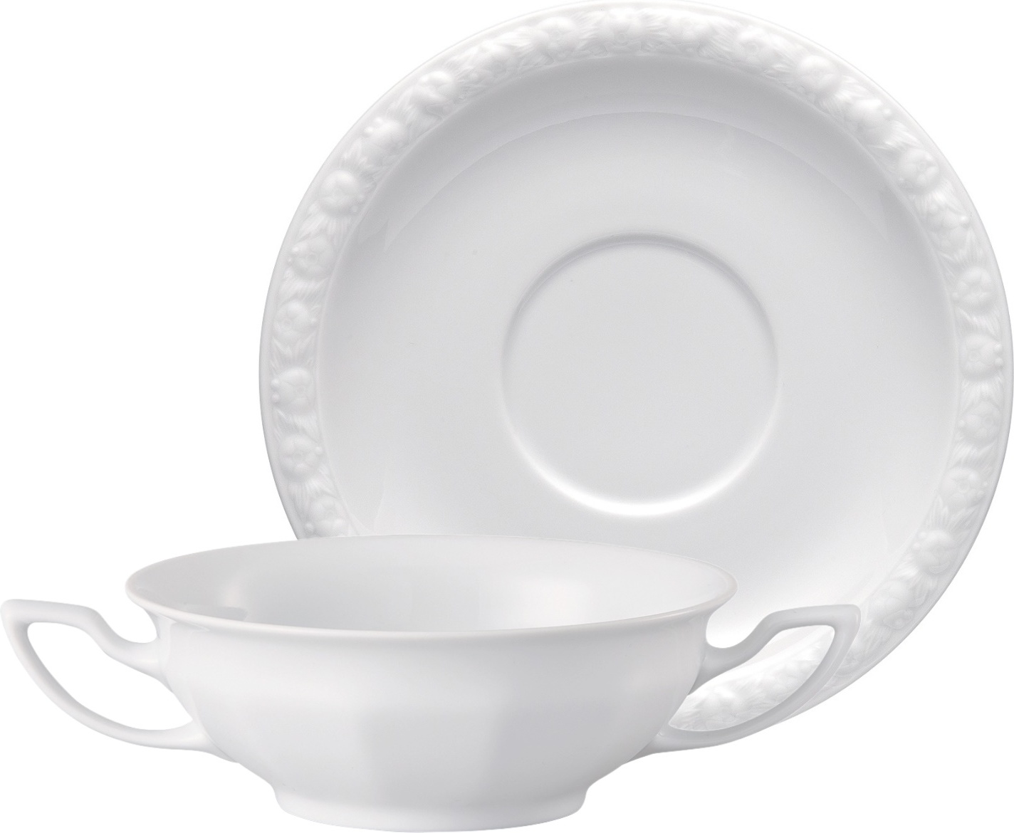 Bulionówka Maria Biała 270 ml ze spodkiem