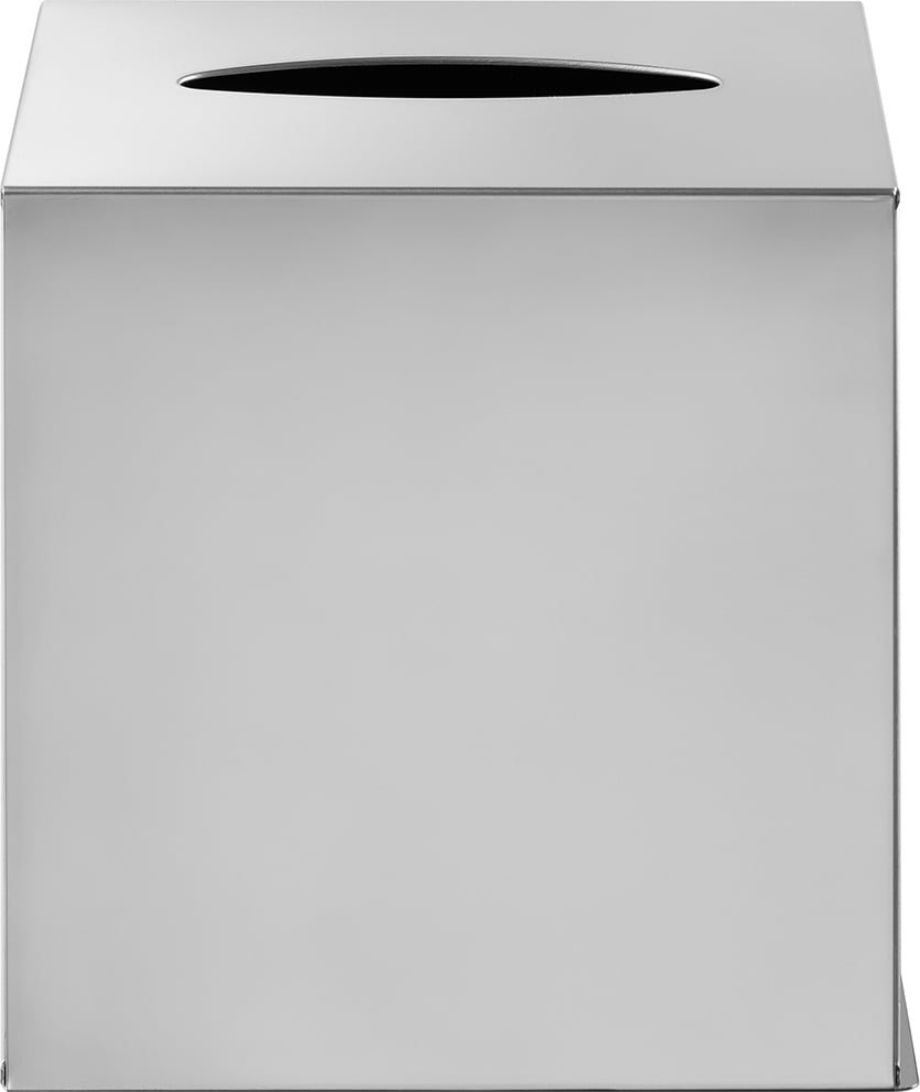 Pojemnik na chusteczki Nexio kwadratowy 14 x 14 cm stal polerowana