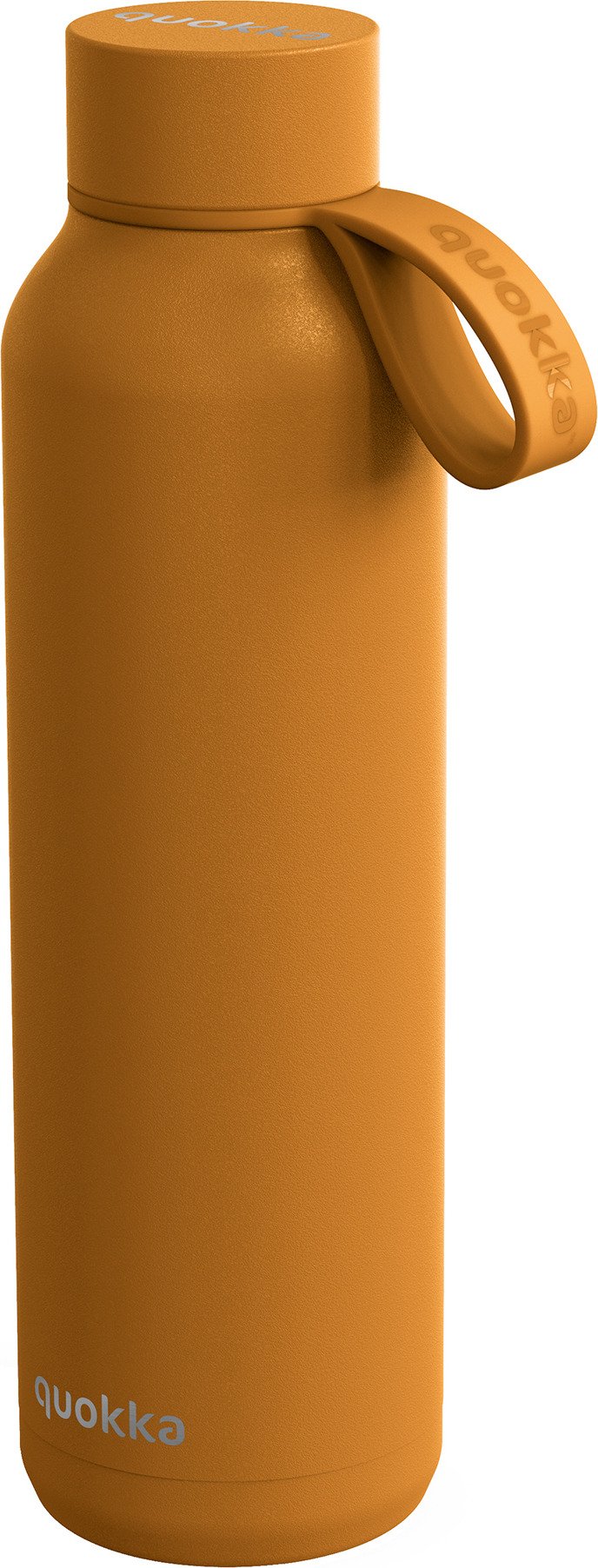 Butelka termiczna z uchwytem Quokka Solid 630 ml musztardowa