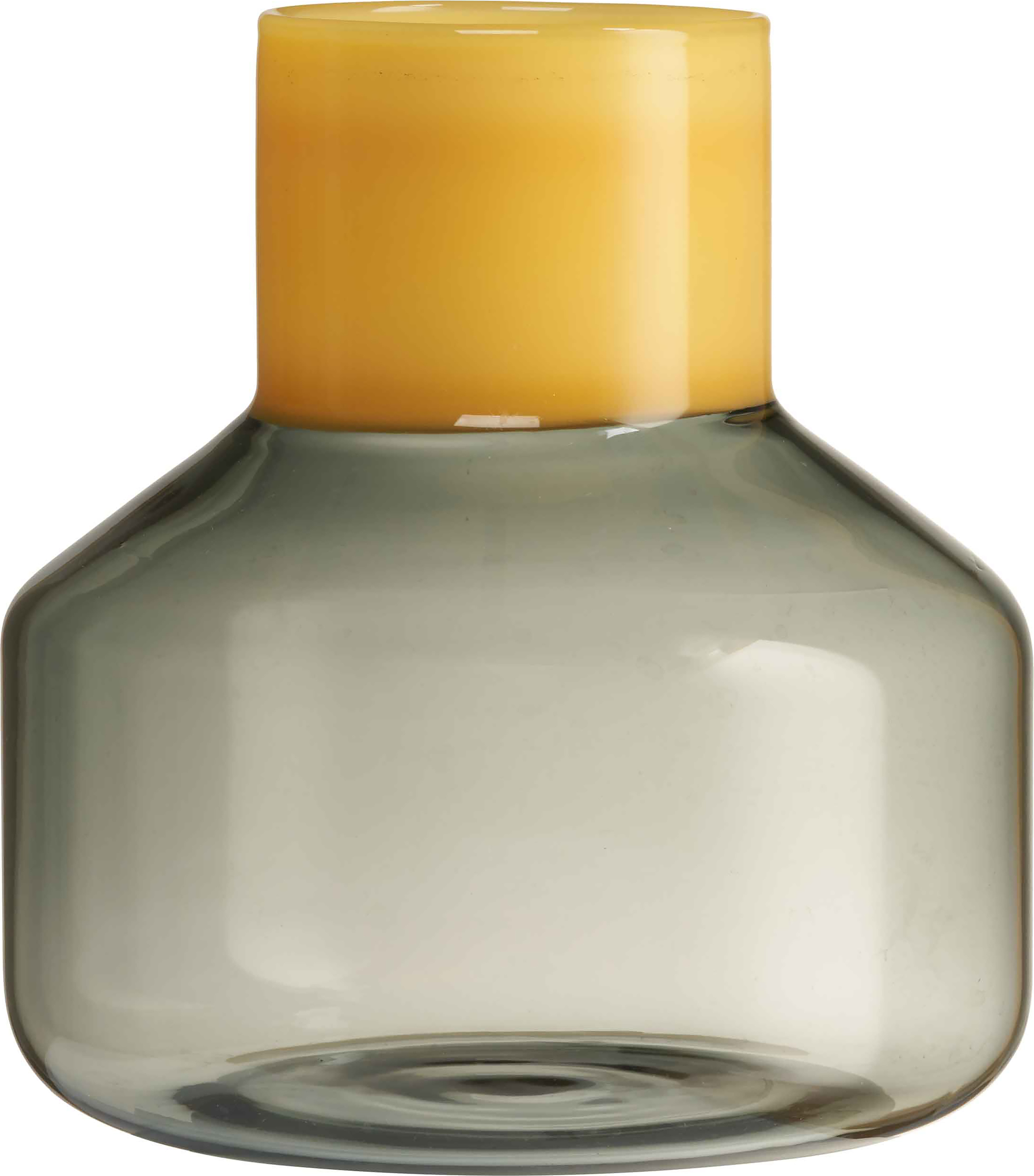 Wazon Generous średni żółto-szary