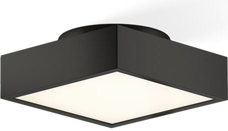 Plafon Cut 18 cm czarny mat