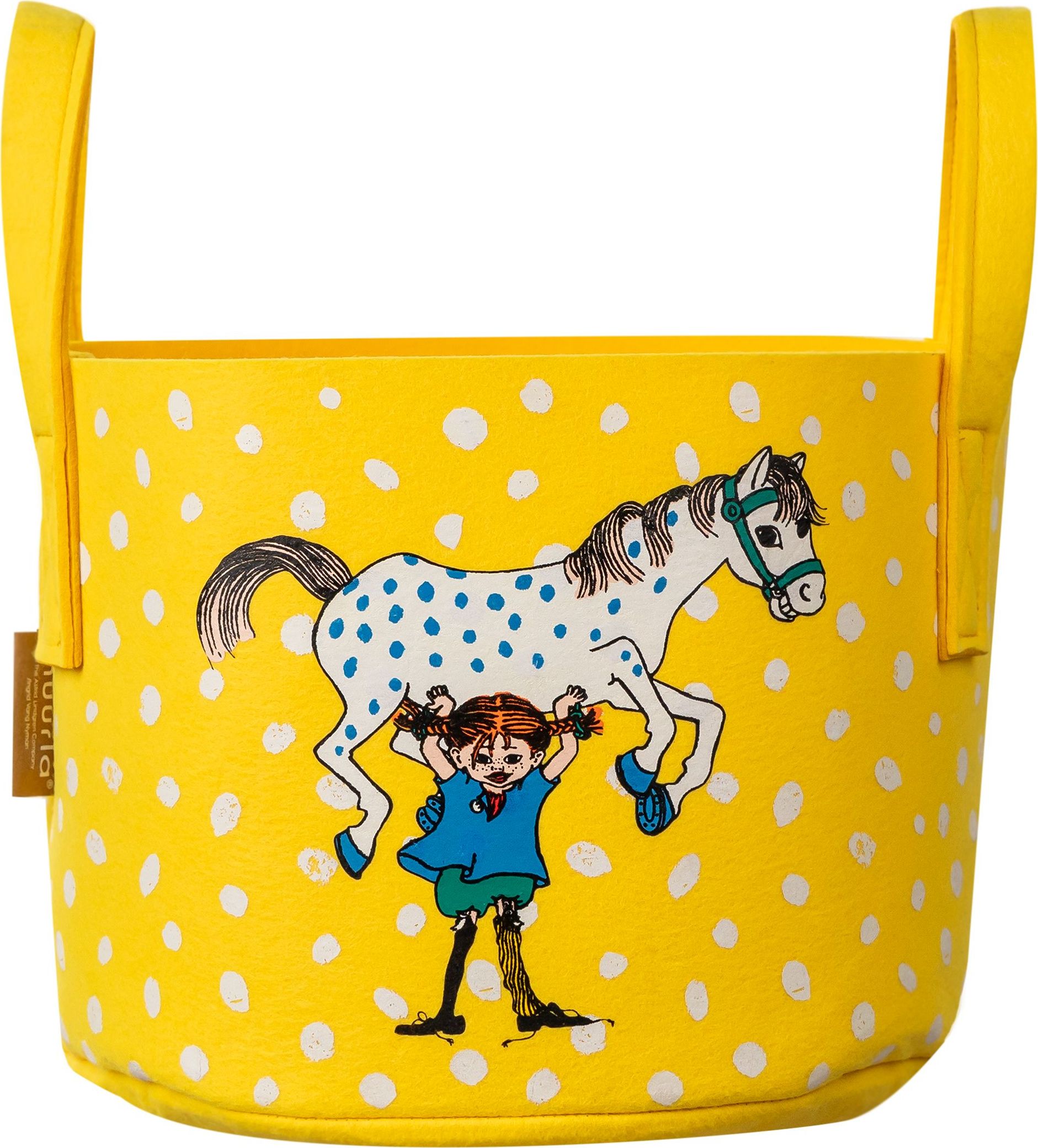 Kosz do przechowywania Muurla Pippi Pończoszanka Pippi and the Horse 17 l