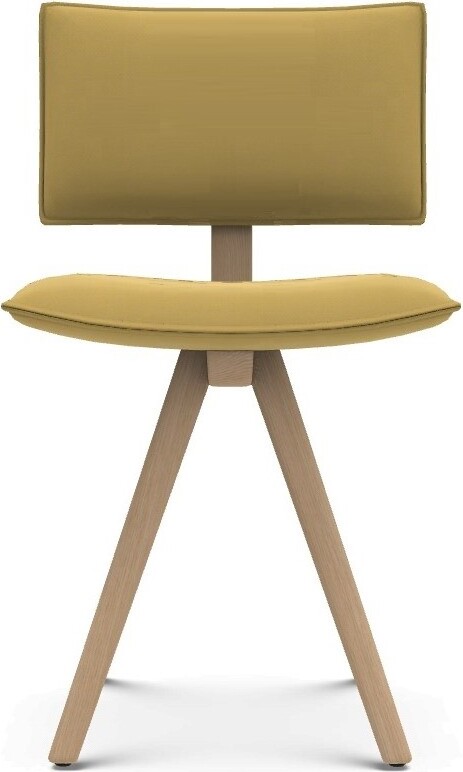 Krzesło Trave Reflect 434 żółte nogi jesion
