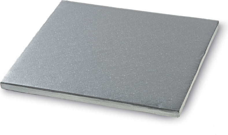 Podkład pod tort Silikomart 20 x 20 cm srebrny