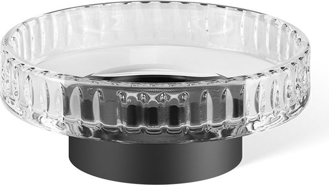 Mydelniczka Century karbowana czarny mat