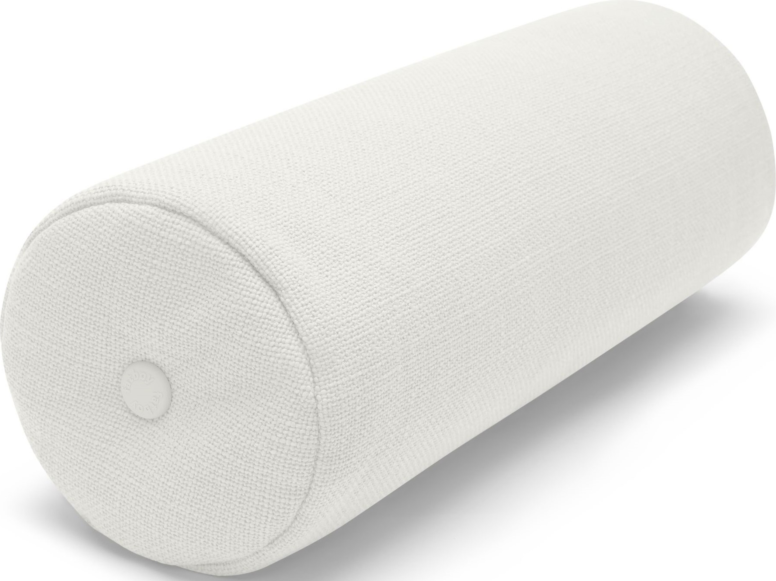 Poduszka wałek Puff Weave Rolster wapienna biel