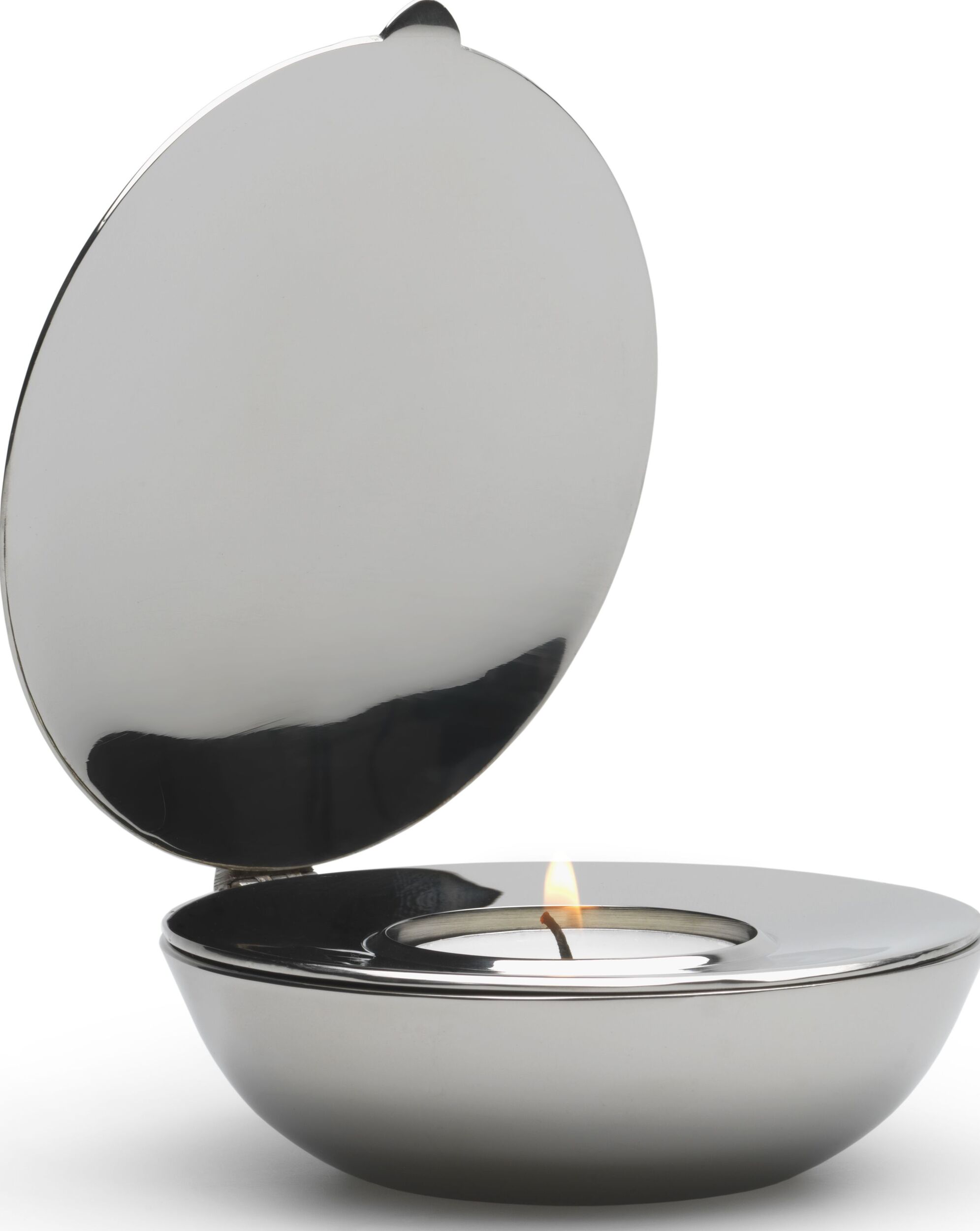 Świecznik na tealighty Shell nikiel